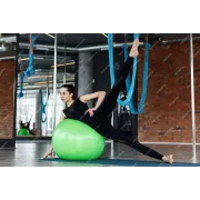 Minge Gimnastica PVC, 75 cm, Verde