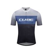 TRICOU CUBE TEAMLINE CMPT S/S BLACK/BLUE/GREY XS