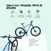 Bicicleta Mtb Devron Riddle RM1.9 2025 - 29 Inch, XL, Albastru