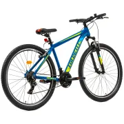 Bicicleta MTB Colinelli COL23, Marimea L, 29 inch, Albastru, Schimbator Shimano ST-EF500, 21 Viteze, Cadru Aluminiu, Frane V - Brake