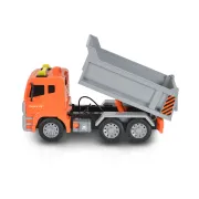 Camion basculanta 1:12 cu sunet si lumini, Moni, Portocaliu