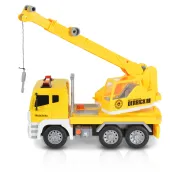 Camion cu macara, 30 cm, Moni, Galben