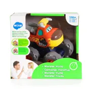 Jucarie Monster Truck Hola - Bulls, cu motor frictiune