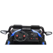 ATV electric Bo Beast pentru copii 3ani+ , 12V cu telecomanda, 4 motoare, telecomanda, usi care se deschid, functii swing, lumini, mp3/usb, Albastru