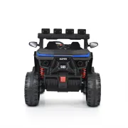 ATV electric Bo Beast pentru copii 3ani+ , 12V cu telecomanda, 4 motoare, telecomanda, usi care se deschid, functii swing, lumini, mp3/usb, Albastru