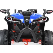 ATV electric Bo Beast pentru copii 3ani+ , 12V cu telecomanda, 4 motoare, telecomanda, usi care se deschid, functii swing, lumini, mp3/usb, Albastru