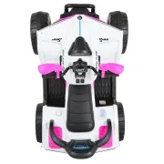 ATV electric Windy pentru copii 3 ani+, acumulator, MP3/USB si Bluetooth, 12V cu 4 motoare, Moni, Roz