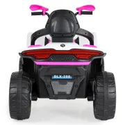 ATV electric Windy pentru copii 3 ani+, acumulator, MP3/USB si Bluetooth, 12V cu 4 motoare, Moni, Roz