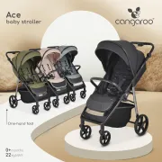 Carucior bebelusi Ace, perfect de la nastere pana la 4 ani, Cangaroo, Verde