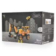 Excavator electric Bumblebee Ride-on pentru copii 3+