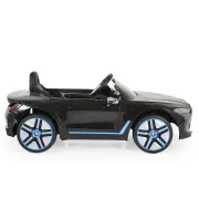 Masinuta electrica BO BMW i4 pentru copii 3 ani+, acumulatori si telecomanda, usi care se deschid, centura, pornire buton, Negru