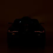 Masinuta electrica BO BMW i4 pentru copii 3 ani+, acumulatori si telecomanda, usi care se deschid, centura, pornire buton, Negru
