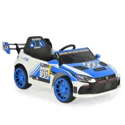 Masinuta electrica copii 3ani+ BO Super Drift, acumulator si telecomanda, 4X4, 12V MP3/USB, Moni, Albastru