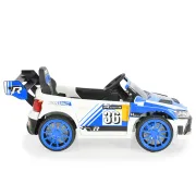 Masinuta electrica copii 3ani+ BO Super Drift, acumulator si telecomanda, 4X4, 12V MP3/USB, Moni, Albastru