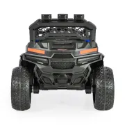 Masinuta electrica tip jeep BO Dust pentru copii 3 ani+, 12V 4 motoare, telecomanda, Mp3/USB, pornire buton, centura, usi care se deschid, Albastru