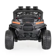 Masinuta electrica tip jeep BO Dust pentru copii 3 ani+, 12V 4 motoare, telecomanda, Mp3/USB, pornire buton, centura, usi care se deschid, Rosu