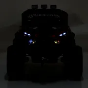 Masinuta electrica tip jeep BO Dust pentru copii 3 ani+, 12V 4 motoare, telecomanda, Mp3/USB, pornire buton, centura, usi care se deschid, Rosu