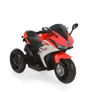 Motocicleta electrica copii 3 ani+ BO Hurricane, 6V MP3/USB acumulator si lumini led , Rosu