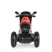 Motocicleta electrica copii 3 ani+ BO Hurricane, 6V MP3/USB acumulator si lumini led , Rosu