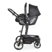 Scaun auto tip scoica Ellada pentru nou nascuti, Cangaroo, Negru