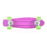 Skateboard copii SPICE LED, 22 inch, Byox, Roz