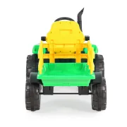 Tractor electric cu remorca Rancher pentru copii 3 ani+, acumulatori si telecomanda, 12V MP3/USB, Moni, Verde