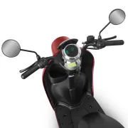 Scuter Electric, 2000W, Fara Permis, Voltarom S2, autonomie pana la 60 km, Visiniu