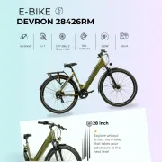 Bicicleta Electrica Devron 28426RM - 28 Inch, L, Verde