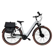 Bicicleta electrica Prophete 52342 - 28 inch, M, Alb-Negru
