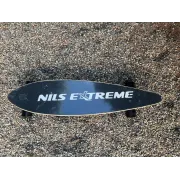 Longboard Nils Extreme - 103 x 25 Cm, Negru-Albastru