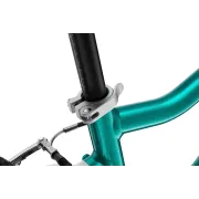 Bicicleta copii Woom 4 Go cu roti 20" turcoaz Metallic Petrol