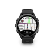 Garmin Forerunner 970 - ceas multisport cu GPS si AMOLED - negru Carbon Gray DLC Titanium with Black Case and Black | Translucent Whitestone Band