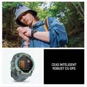 Garmin INSTINCT 3 - 50 mm AMOLED verde Neo Tropic - smartwatch robust cu GPS