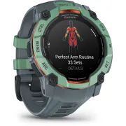 Garmin INSTINCT 3 - 50 mm AMOLED verde Neo Tropic - smartwatch robust cu GPS