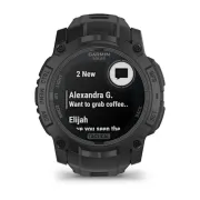 Garmin INSTINCT 3 - 50 mm SOLAR Tactical - negru - smartwatch robust cu GPS