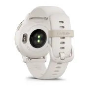 Garmin - Vivoactive 5 smartwatch cu GPS și AMOLED - ramă Cream Gold - carcasă Ivory  şi bratara din silicon