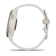 Garmin - Vivoactive 5 smartwatch cu GPS și AMOLED - ramă Cream Gold - carcasă Ivory  şi bratara din silicon