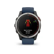 Garmin - quatix 7 Pro Sapphire AMOLED Titanium - ceas inteligent premium cu GPS cu functii avansate pentru sport si navigatie