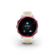 Garmin Forerunner 570 - 42 mm - ceas multisport cu GPS si AMOLED - alb mango roz Raspberry Aluminium with Translucent Bone | Mango Band