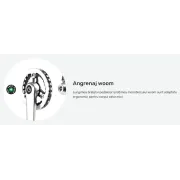 Bicicleta copii Woom 3 AUTOMAGIC cu roti 16" portocaliu intens alb