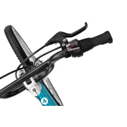 Bicicleta copii Woom 4 Go cu roti 20" albastru metalic