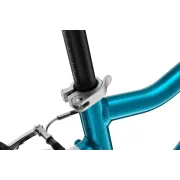 Bicicleta copii Woom 4 Go cu roti 20" albastru metalic