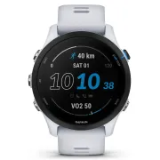 Garmin - Forerunner 255 Music ceas multisport cu GPS - alb