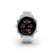 Garmin Forerunner 570 - 42 mm - ceas multisport cu GPS si AMOLED - alb Cloud Blue Aluminium with Translucent Whitestone | Cloud Blue Band