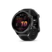 Garmin Forerunner 570 - 47mm - ceas multisport cu GPS si AMOLED - negru Slate Gray Aluminium with Translucent Black | Black Band