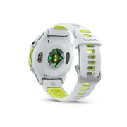 Garmin Forerunner 970 - ceas multisport cu GPS si AMOLED - alb Titanium with Whitestone Case and Whitestone | Translucent Amp Yellow Band