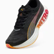 Puma - pantofi alergare pentru barbati Deviate Nitro 2 FF - negru alb portocaliu Sun Stream sunset glow