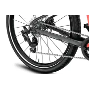 Bicicleta copii Woom 6 Explore cu roti 26" Neon Coral