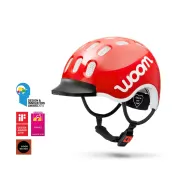 Woom - casca ciclism copii - albastru alb