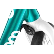 Bicicleta copii Woom 1 Go cu roti 12" - albastru Metallic Turquoise Petrol